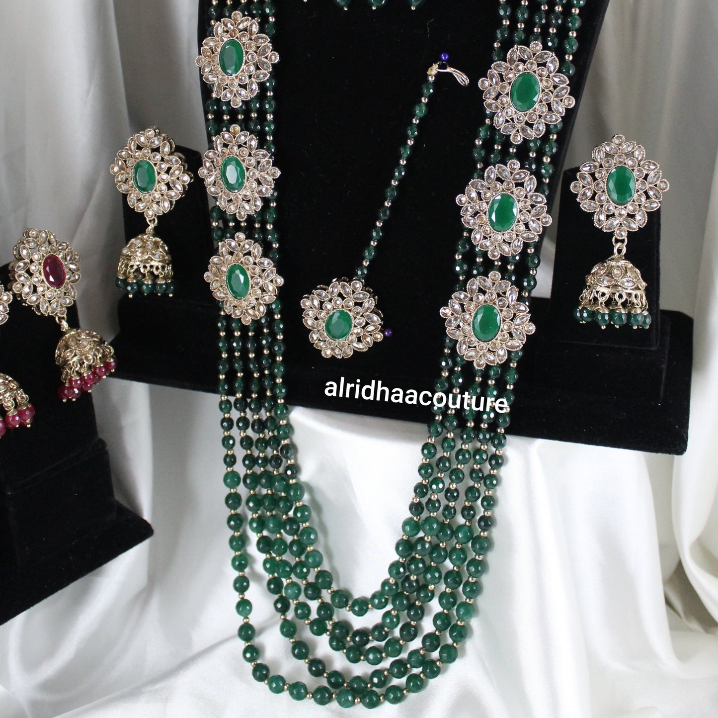 Madiha - Bridal Set Dark Green