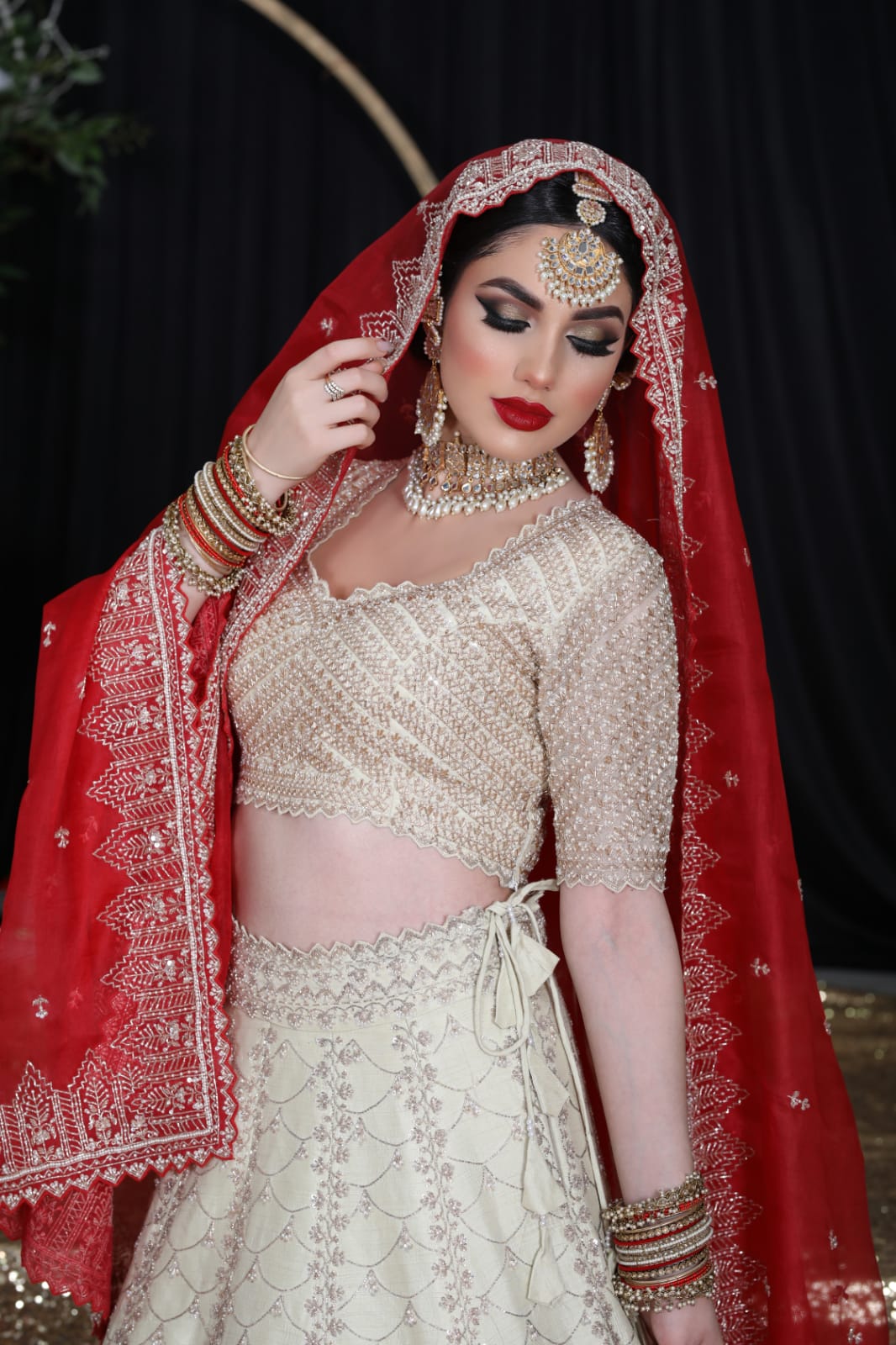 Jodhaa - Kundan Earrings Tikka Set