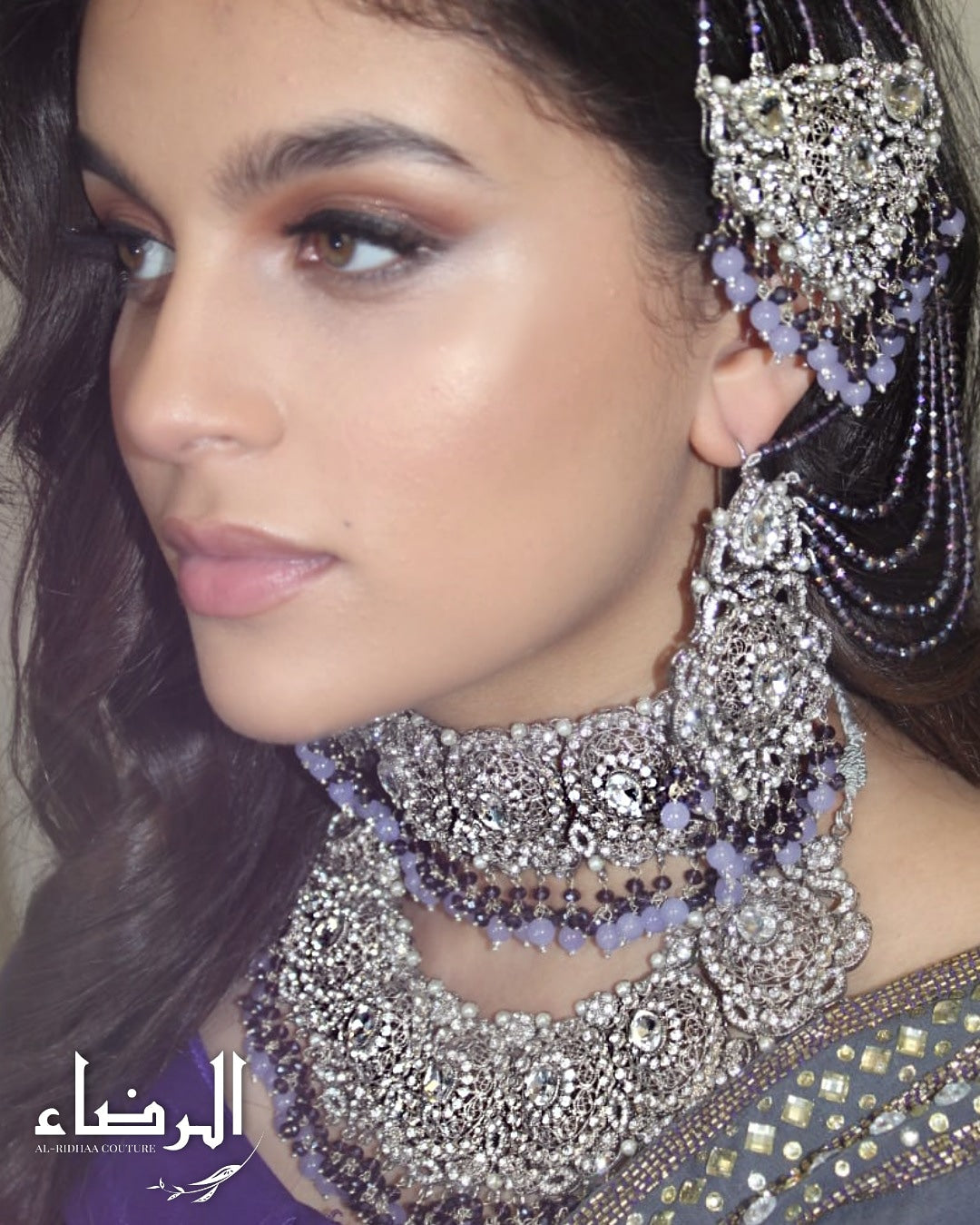 Adiba - Bridal Set (Purple)