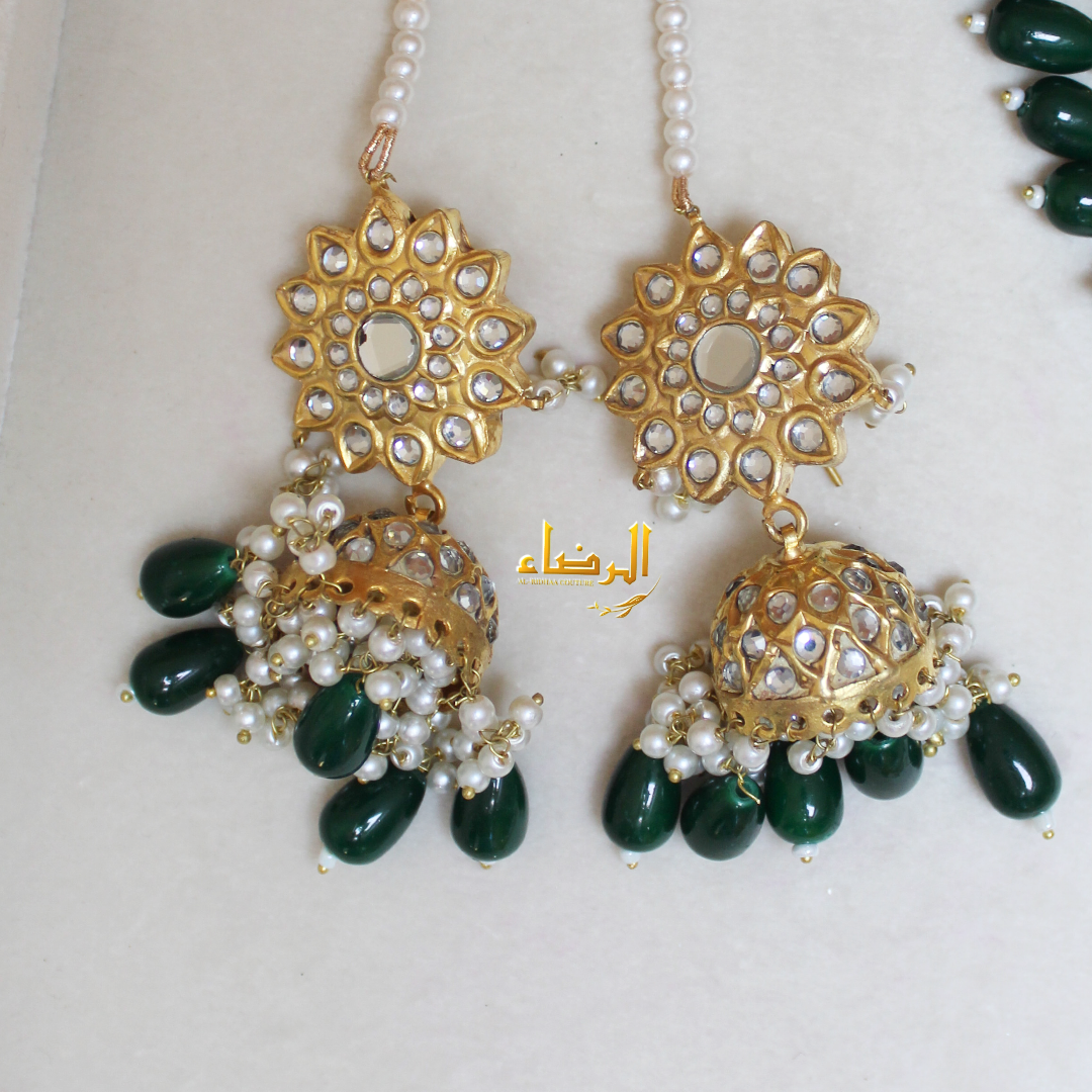 Jasmine - Green Kundan Bridal Set