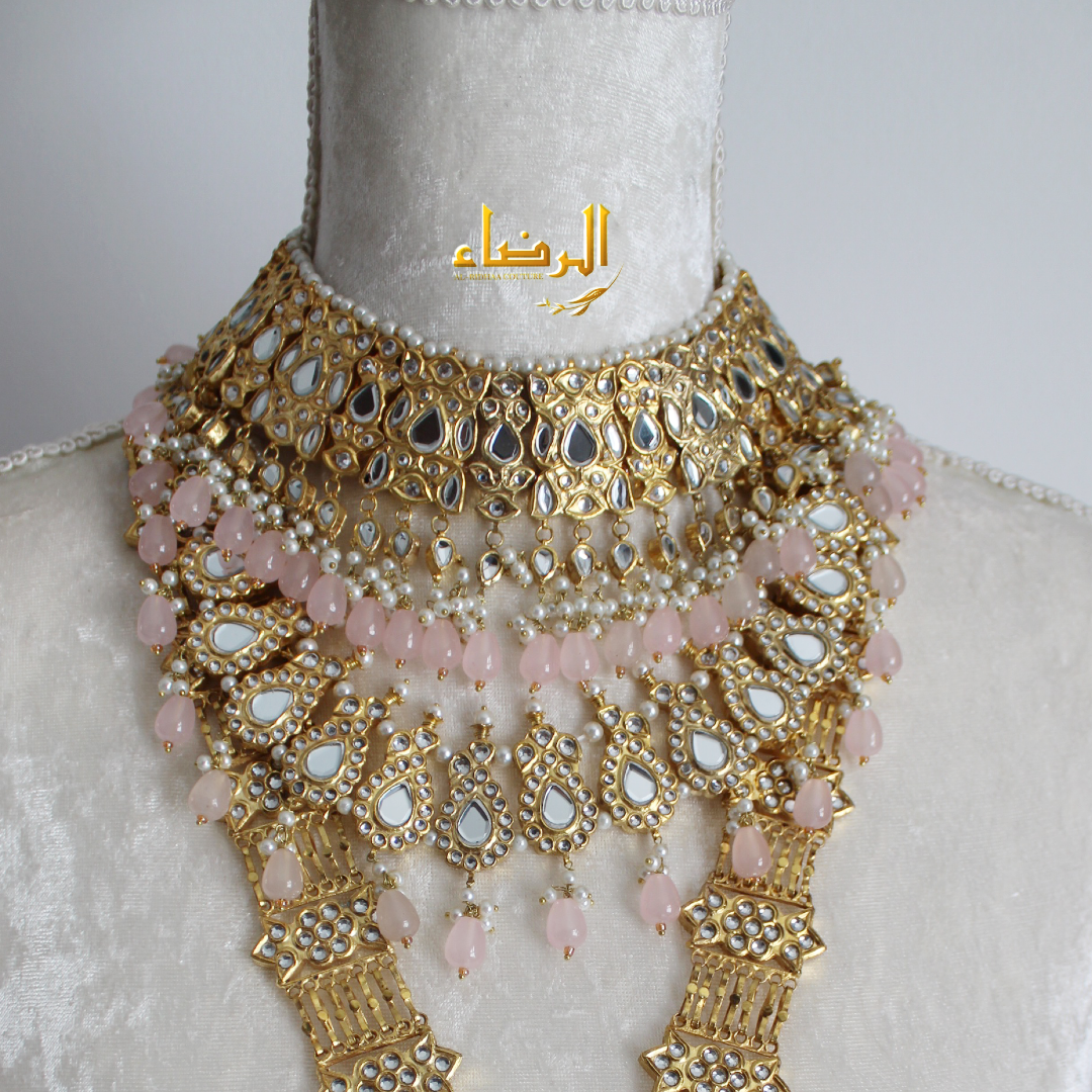 Sarah- Bridal Set (Pink)