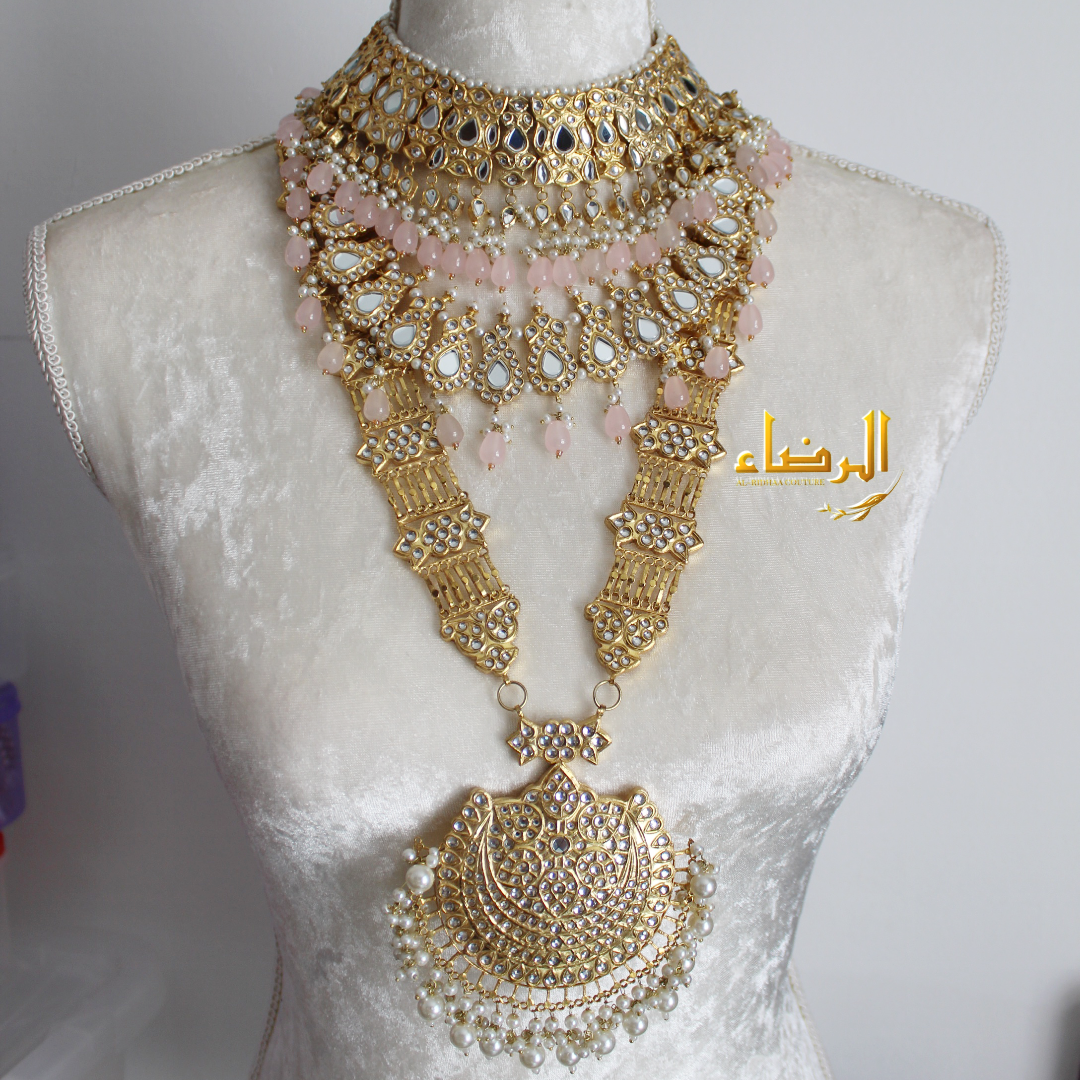 Sarah- Bridal Set (Pink)