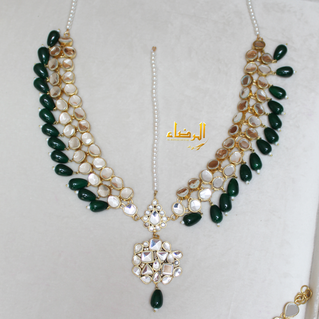 Jasmine - Green Kundan Bridal Set