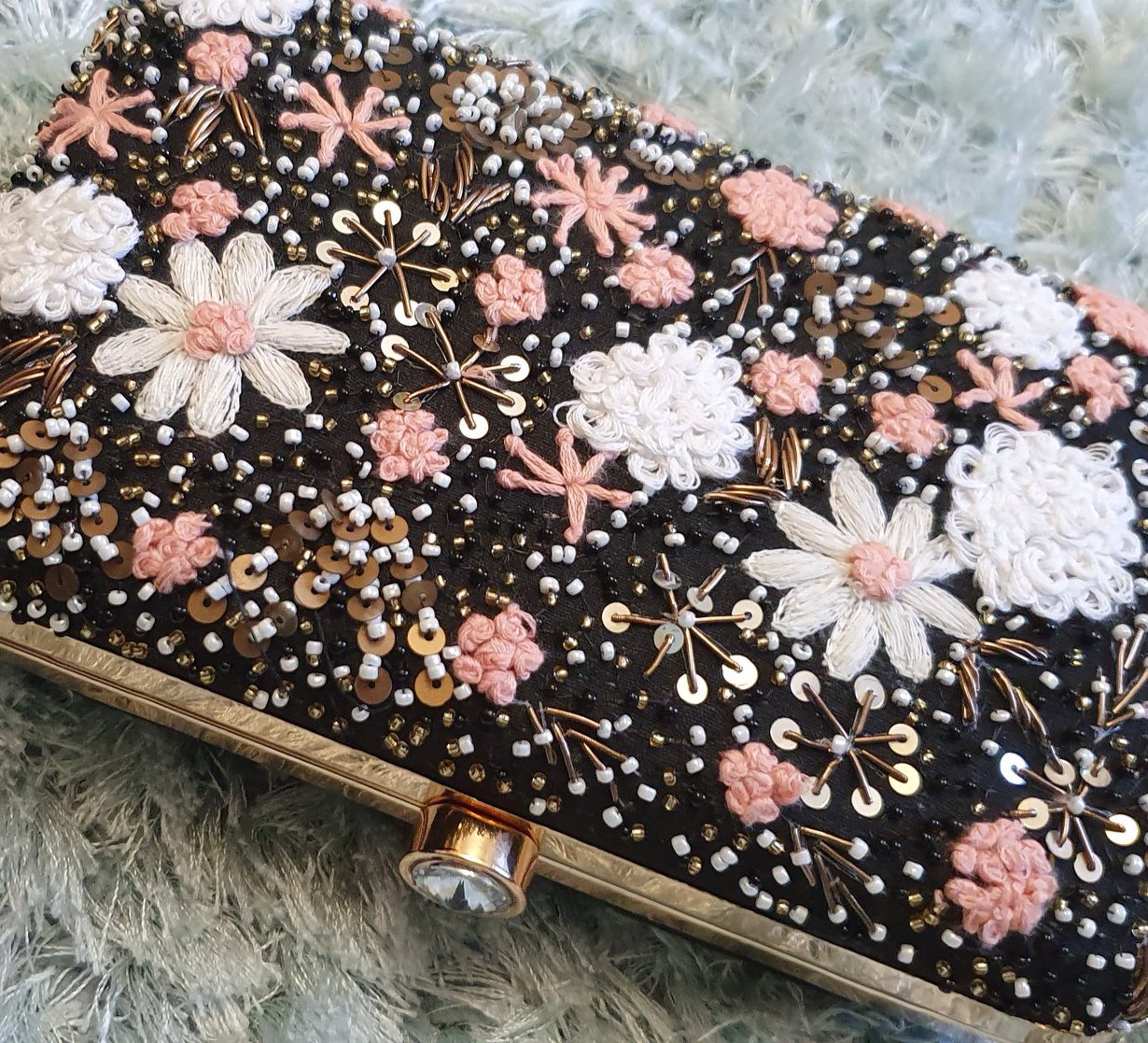 Embroidery - Rectangle Clutch