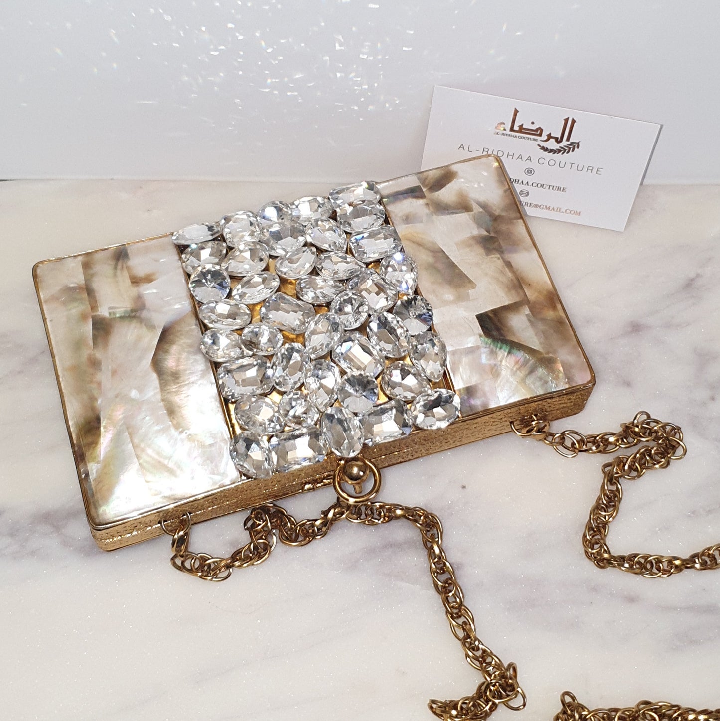 Sabah  - Mother of Pearl Clutch