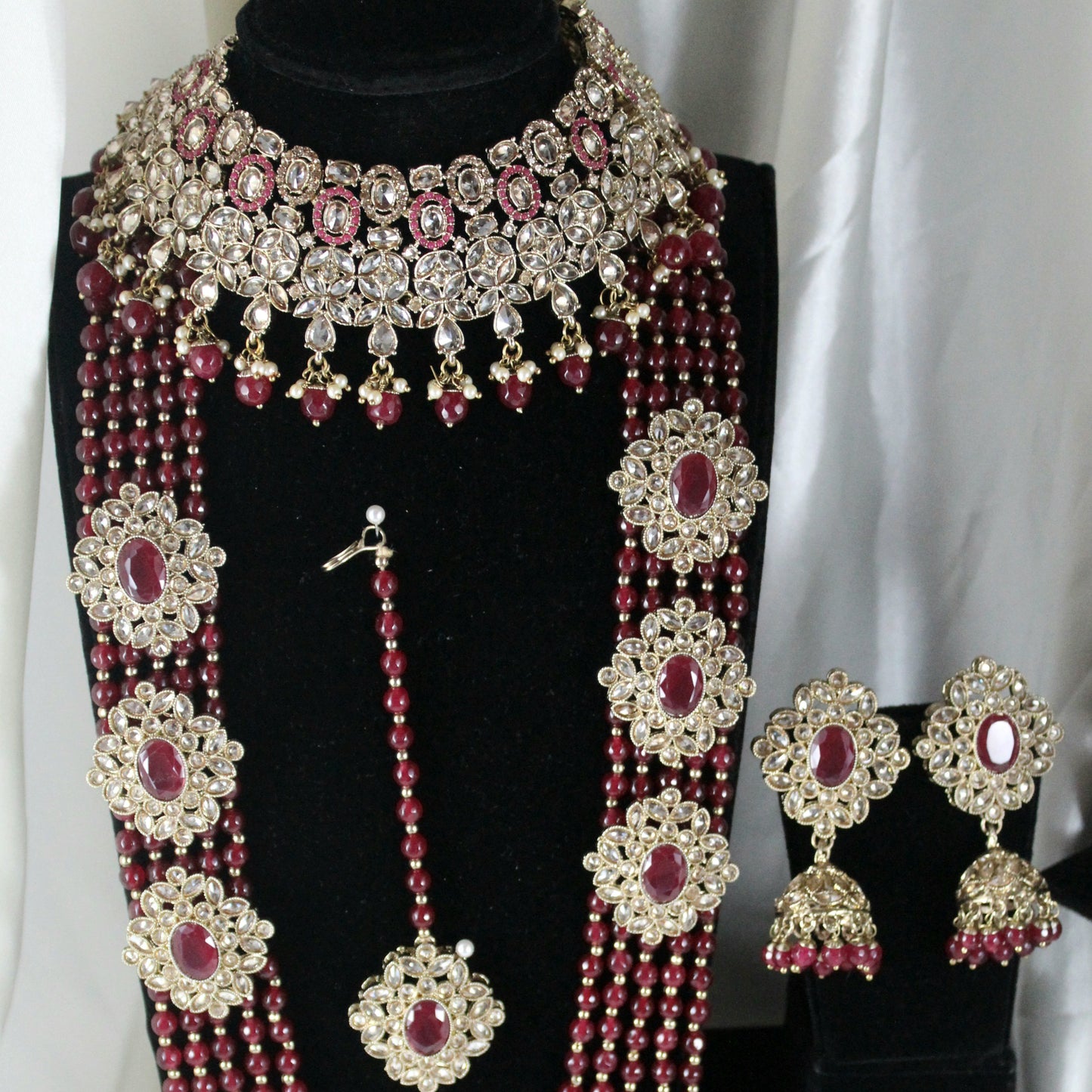 Madiha - Bridal Set Maroon