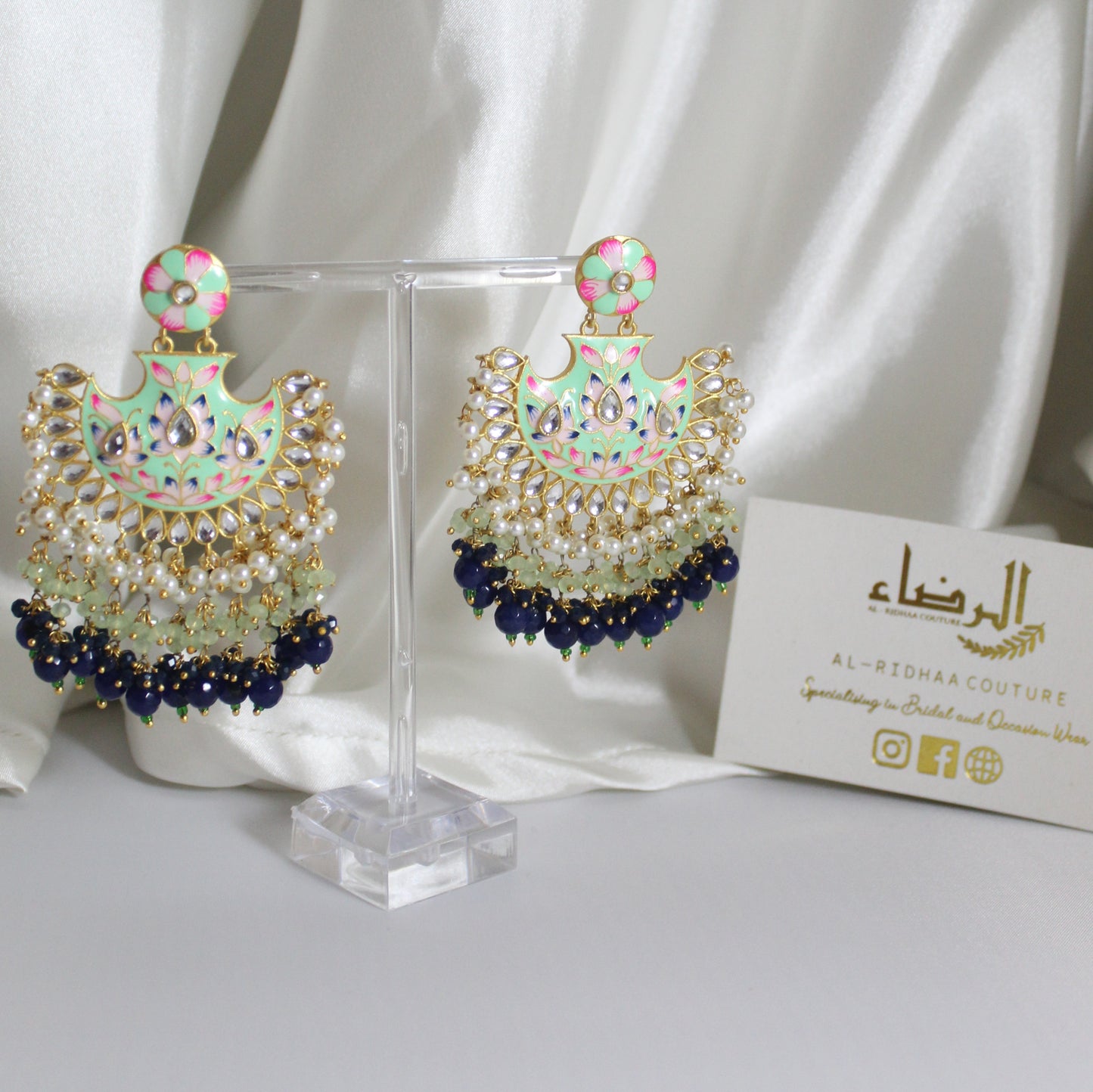 Saleha - Meenakari Earrings