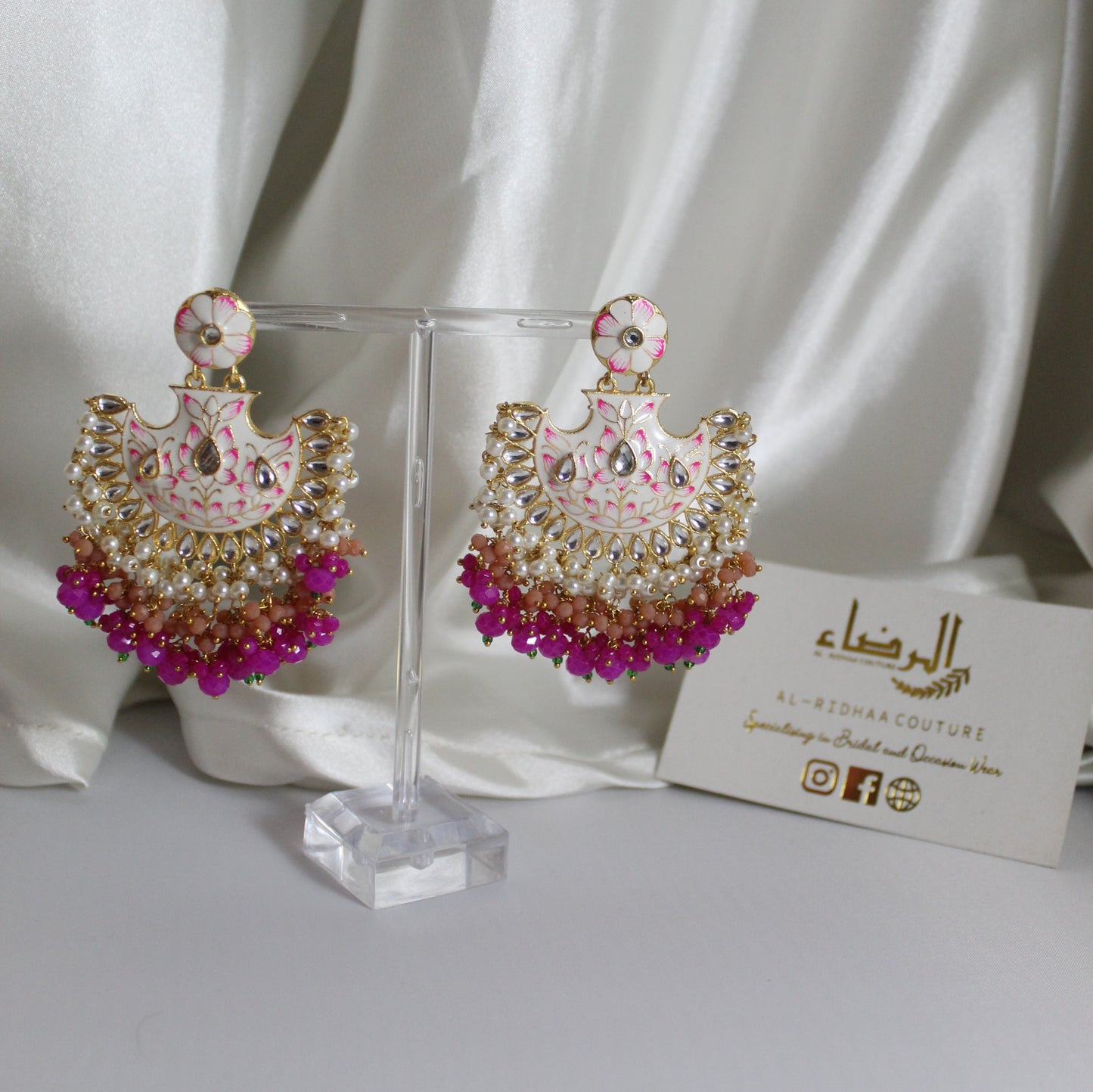 Saleha - Meenakari Earrings