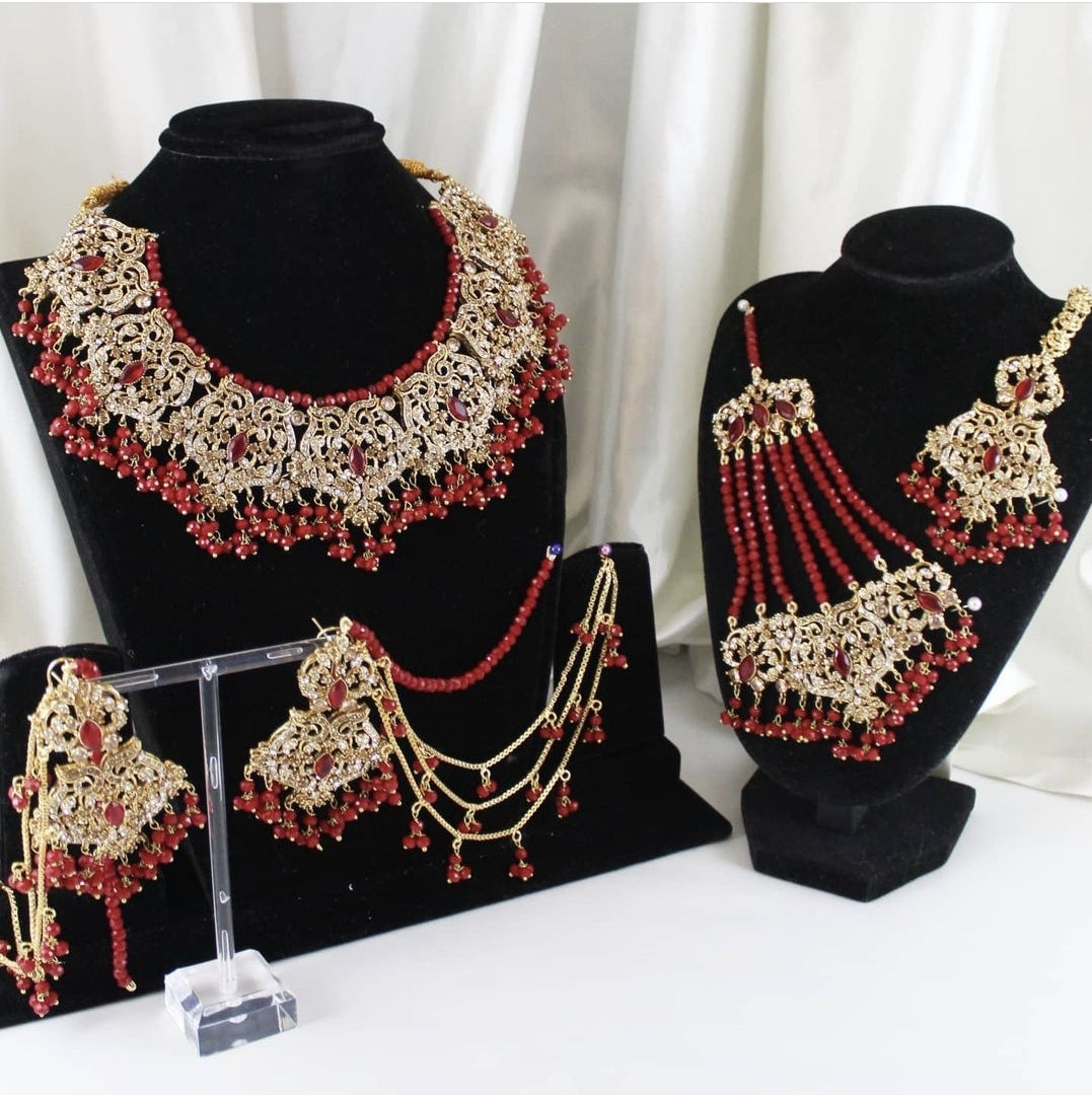Amani -  Bridal Set (Red)