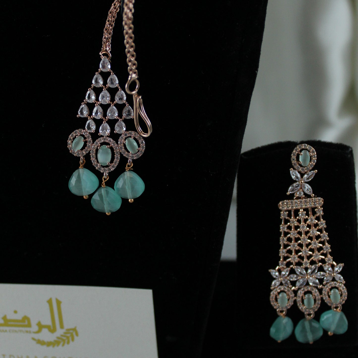 Eternity  - Kamala Necklace Set (Mint)