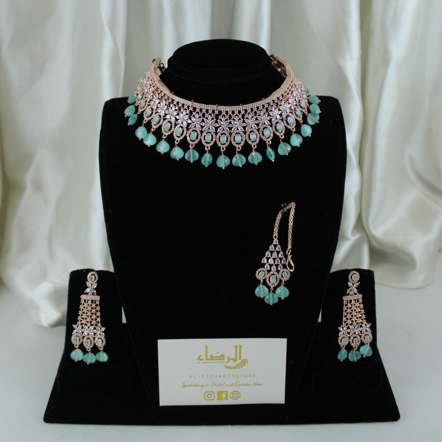 Eternity  - Kamala Necklace Set (Mint)