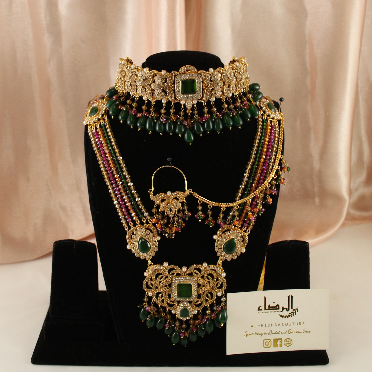 Fariha - Bridal Choker Set (Multi)