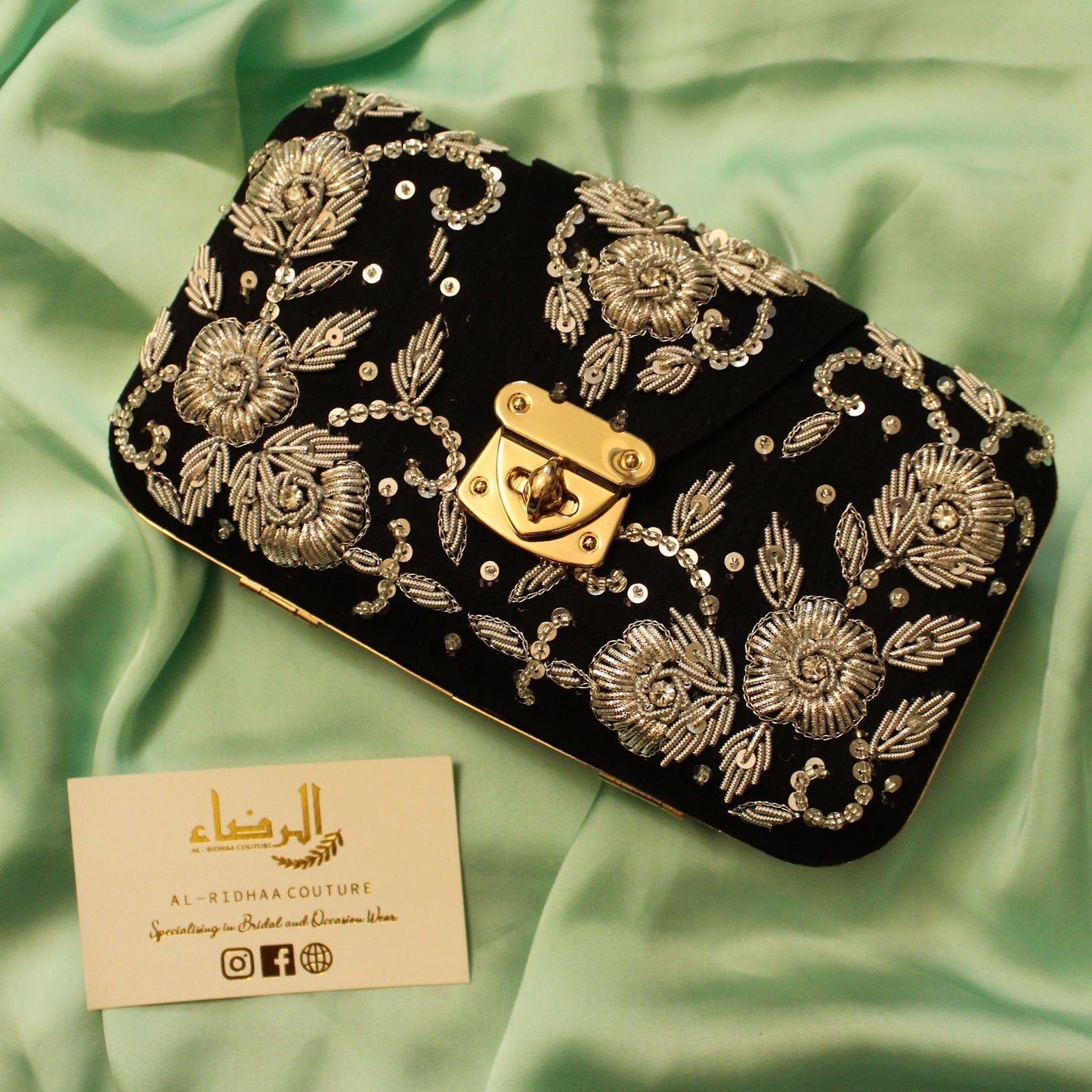 Maryam - Embroidered Clutch