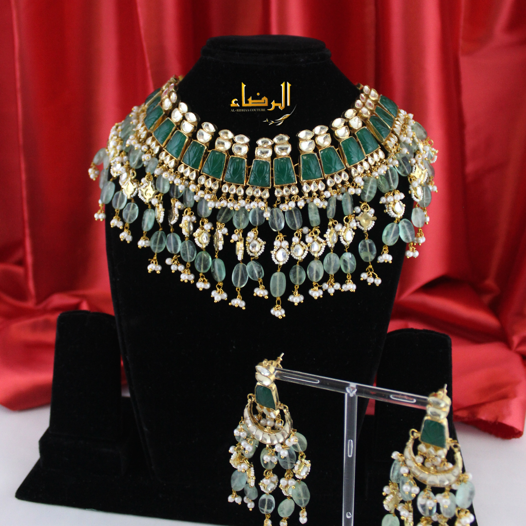 Hajira - Pachi Kundan Set