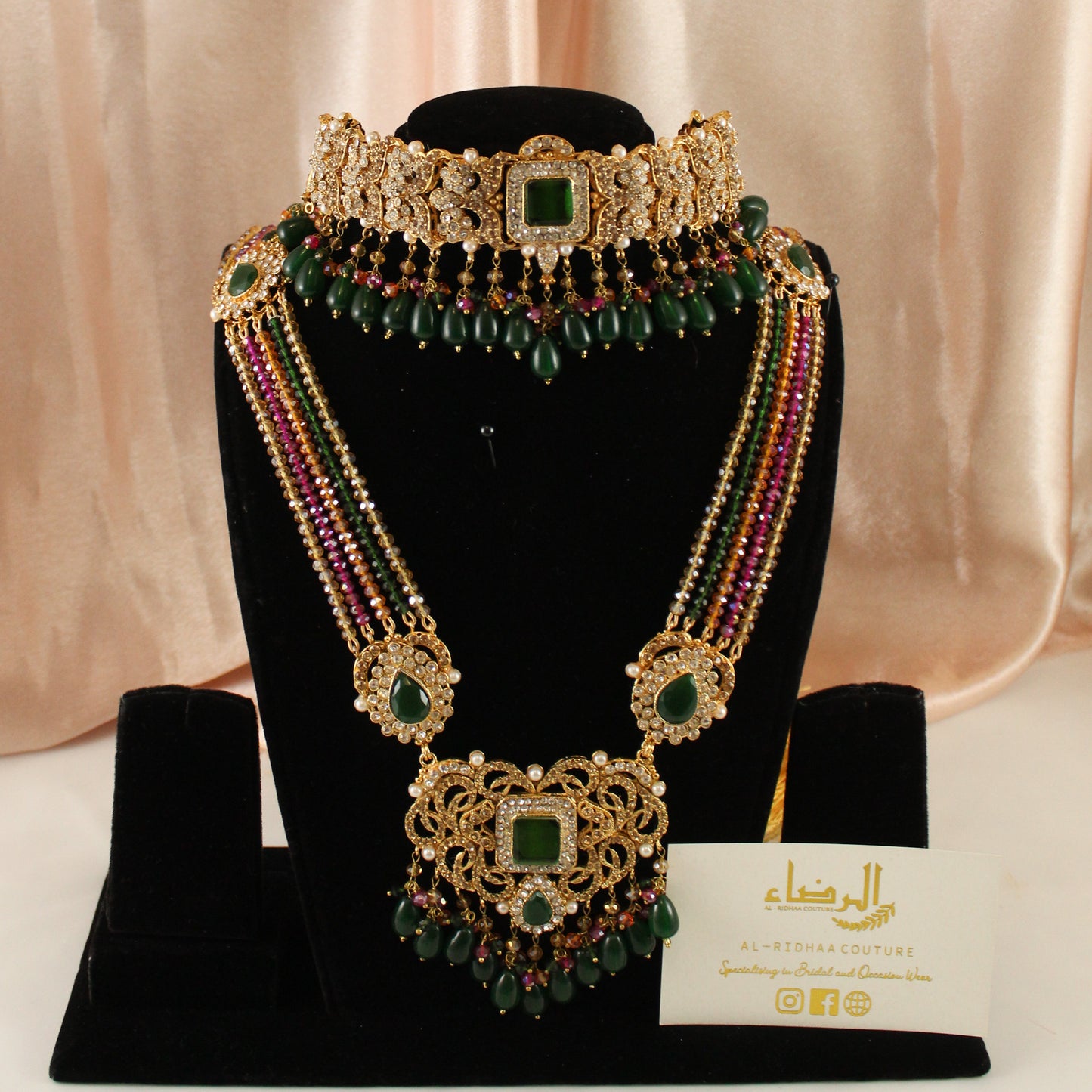 Fariha - Bridal Choker Set (Multi)