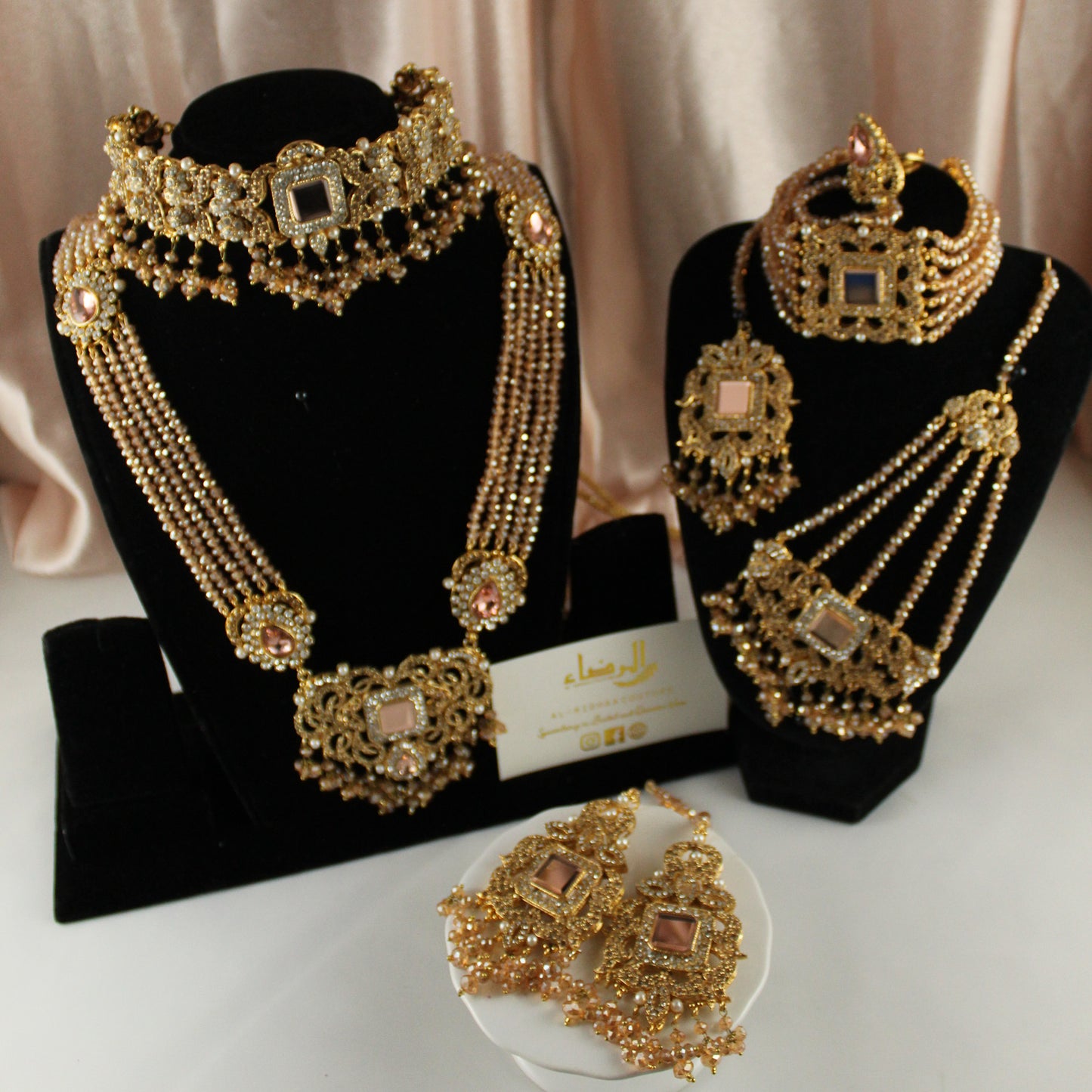 Fariha - Bridal Choker Set (Gold)