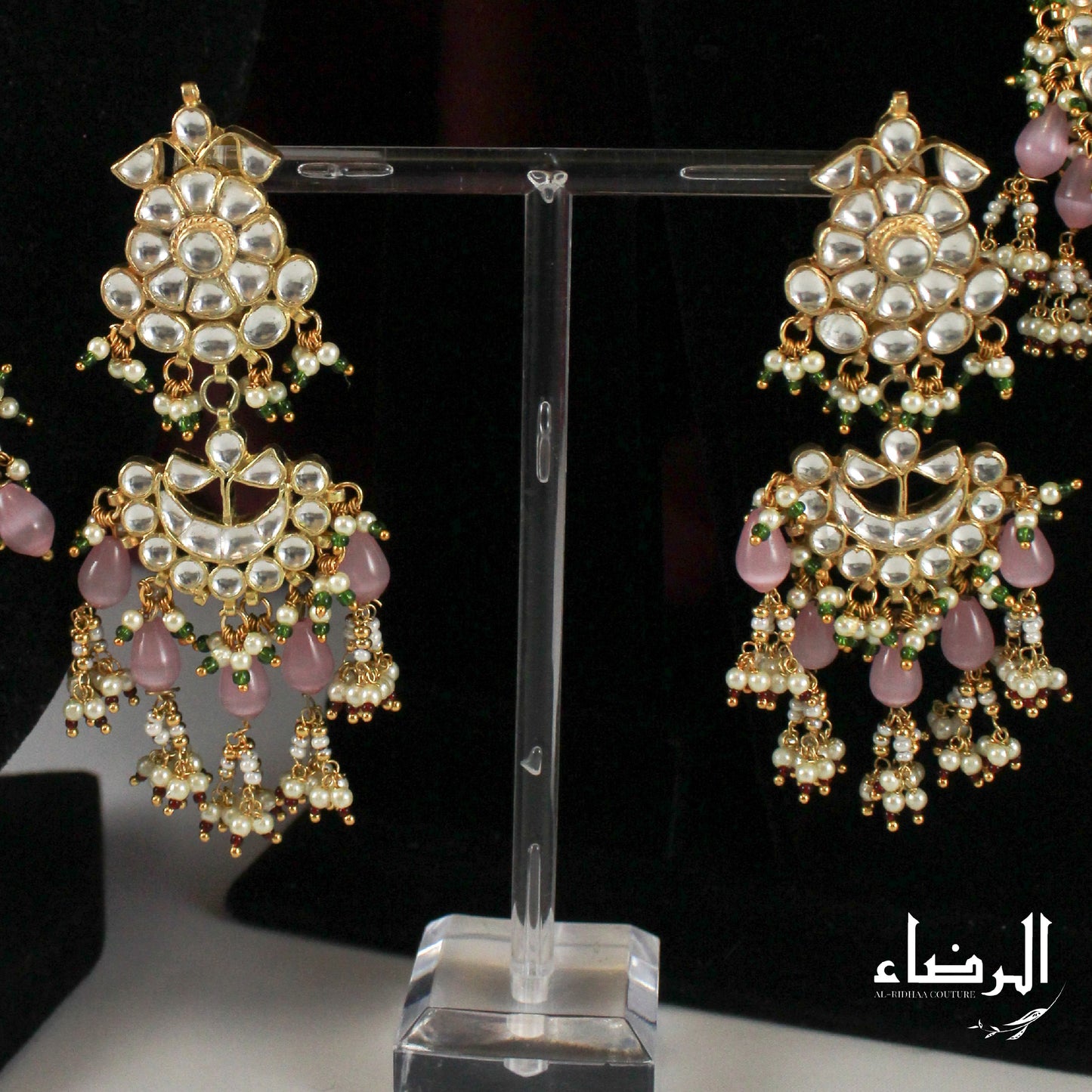 Noor Jahan - Pachi Kundan Set (Pink)