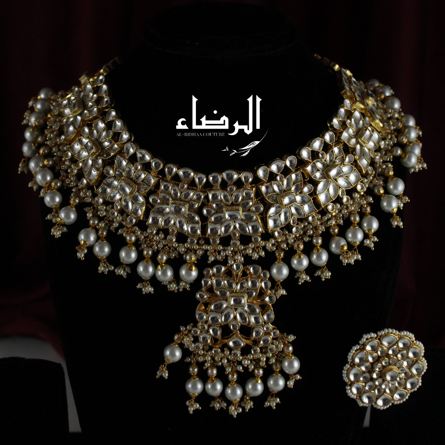 Noor Jahan - Pachi Kundan Set (Pearl)