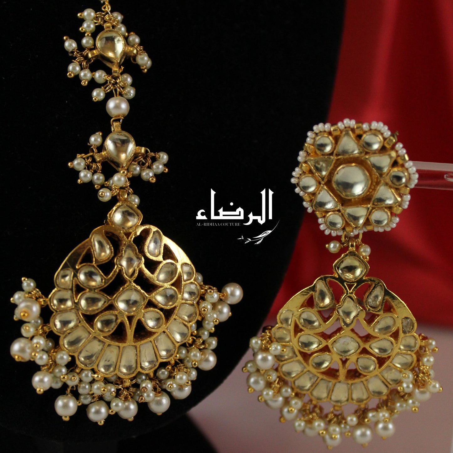 Seema - Pachi Earrings set