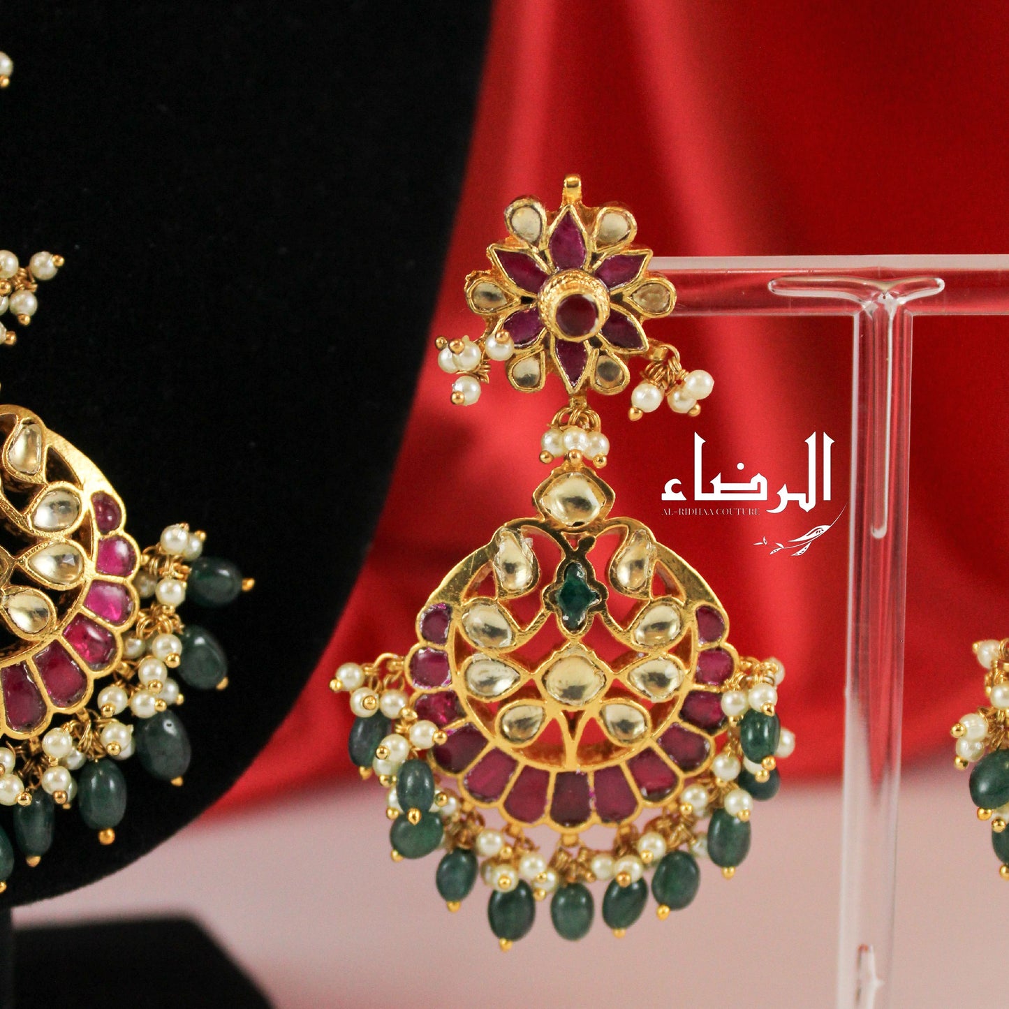 Seema - Pachi Earrings set