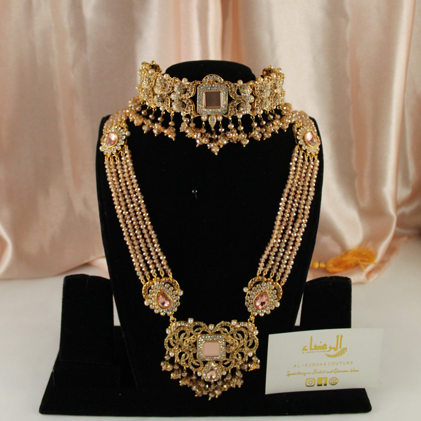 Fariha - Bridal Choker Set (Gold)