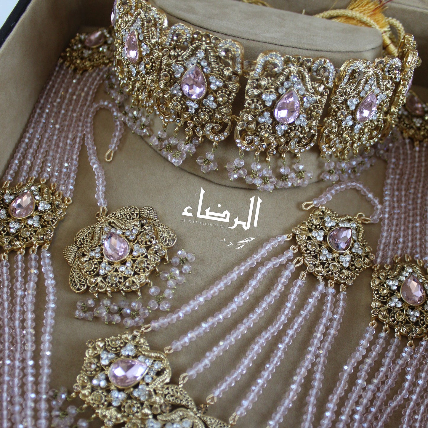 Alayna - Bridal Set (Pink)