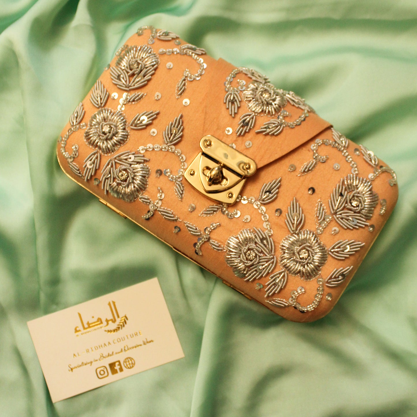 Maryam - Embroidered Clutch