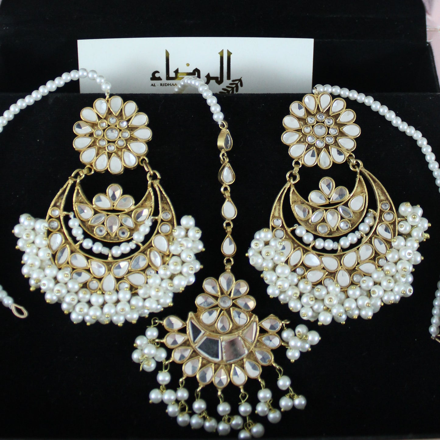 Jasmine - Full Earrings Set (Pearl)